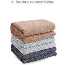 Full cotton washed cotton cotton cloth wool towels by pure cotton ultra soft summer breathable single double minimalist brief air conditioning blanket Summer cool quilt