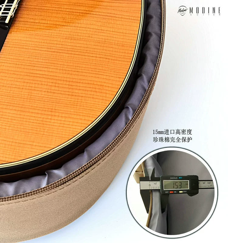 Túi đàn guitar Modine đôi vai lưng cộng với bông dày không thấm nước 41 inch 40 inch 36 inch 34 inch dân gian cổ điển trẻ em túi đàn piano