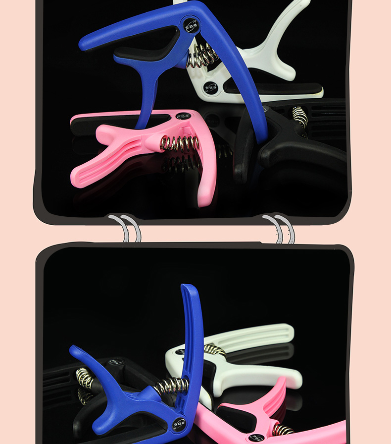 Guitar capo ukulele capo faded clip âm thanh clip dân ca điều chỉnh cá tính clip phổ dụng nhạc cụ Capo guitar