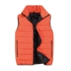 Xuống áo vest cotton in logo dày vest quảng cáo áo liền quần màu đứng cổ áo dây kéo nam ao ba lo nam