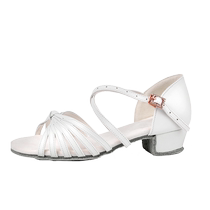 ITENDANCE professional childrens Latin dance shoes dance shoes girls soft sole mid-heel competition practice and examination