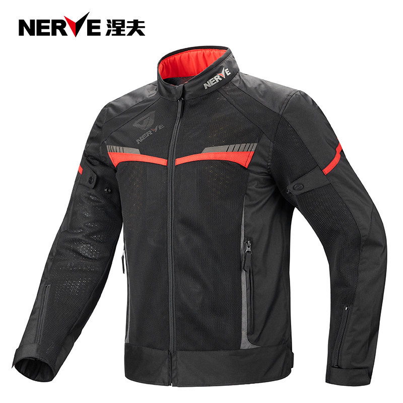NERVE涅夫诺亚夏季骑行服:穿出速度与激情,网眼夹克薄款透气防摔的秘密武器!-赛车服-淘宝百科网
