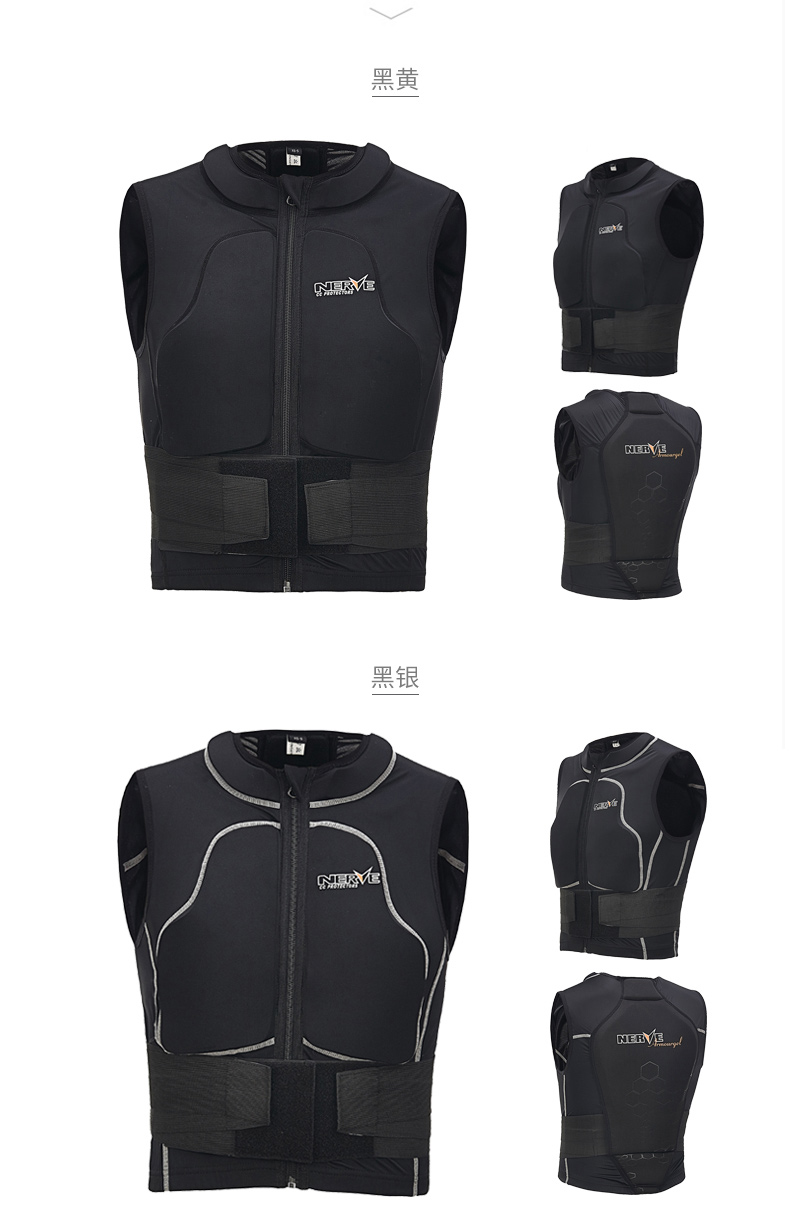 Áo khoác bảo vệ xe máy NERVE phù hợp với áo giáp chống vỡ áo giáp quần áo off-road rider xe máy Thiết bị di động mùa hè đai bảo vệ đầu gối