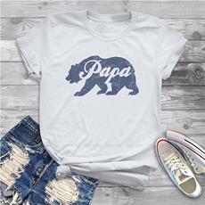 电竞t恤 papa bear female shirts fathers