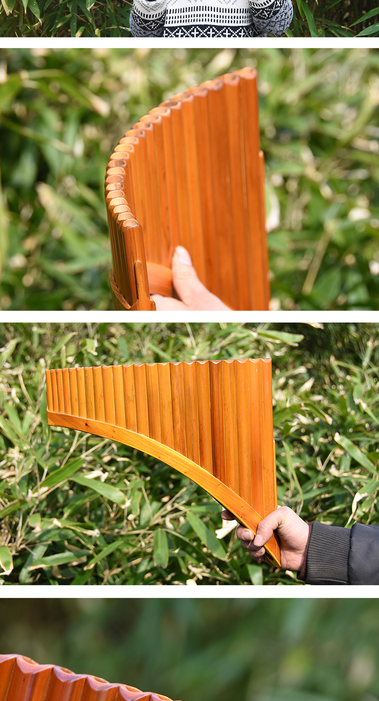 乡音 排箫 / 22 管 G 调 / C 调 Nhạc cụ chơi sáo / panfluter / nhà sản xuất nhạc cụ chuyên nghiệp - Nhạc cụ dân tộc saotrucmaomeo