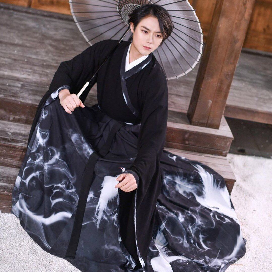 Han Wei Jinfeng Old style Ancient Culture Broadsleeve Broadsleeve Guest Xiangyi Book Student