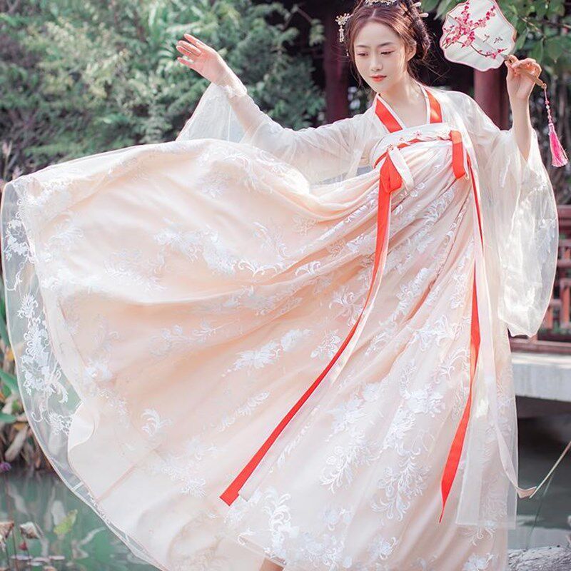 Hanfu female Chinese style full set of ancient costume cabbage full set of original chest bra skirt summer thin fairy little man