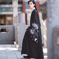Hanfu mens Ming system (lacquered) New products Student Affordable Road Robes Embroidered big sleeves Summer Jedi Mens full set