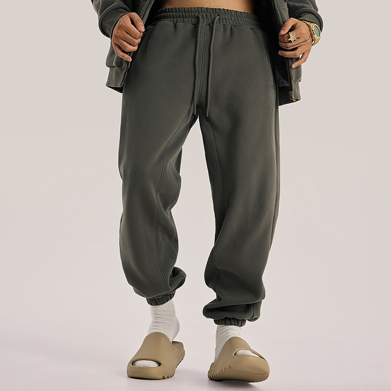 Weng Retro Heavyweight American-Style Jogger Sweatpants for Men and Women, Loose Fleece-Lined Casual Pants, Kanye Kanye Pants Weng Retro Heavyweight American-Style Jogger Sweatpants for Men and Women, Loose Fleece-Lined Casual Pants, Kanye Kanye Pants