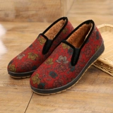 Слипоны, обувь, утепленные нескользящие туфли для матери, сапоги, для среднего возраста