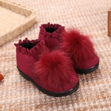 Детская зимняя обувь, утепленные нескользящие детские туфли, 2019