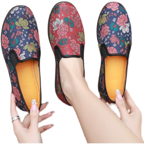 Слипоны, нескользящая комфортная спортивная обувь для матери, мягкая подошва