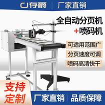 High-speed adjustable paging machine Automatic online coding machine Production date Small inkjet printer conveyor belt