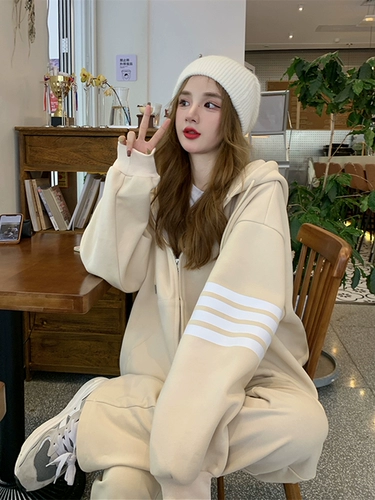 Модный спортивный костюм для школьников, комплект, городской стиль, в корейском стиле