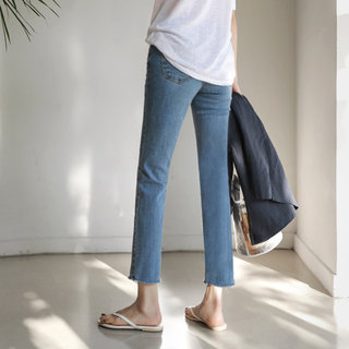 Chic Straight-Leg Jeans for Women 2025 Autumn and Winter New High-Waisted Loose Slimming Petite Cropped Cigarette Pants
