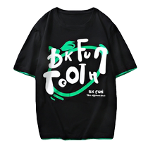 2024 new short-sleeved t-shirt mens loose t-shirt youth half-sleeved trendy brand short-sleeved t-shirt top clothes trendy