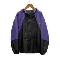 Outlet NASA Fashion Contrast Color Hooded Jacket Mens Autumn 2023 New Youth Casual Tops