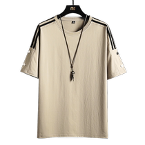 Outlet NASA short-sleeved T-shirt for men in summer loose ins trend simple casual inner layering shirt top
