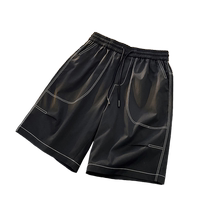 American trendy brand shorts mens summer Hong Kong style loose trendy brand mid-pants versatile casual sportswear mens pants