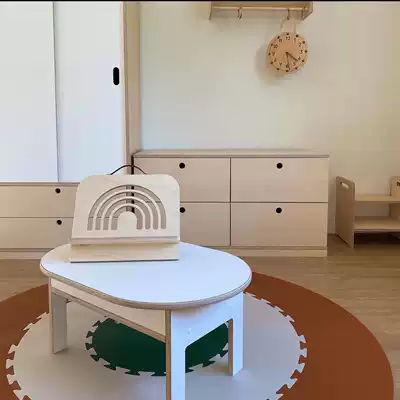 ins Korean style simple wooden ipad tablet stand reading stand Large wooden student internet class bracket