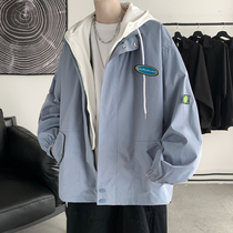 Even hat jacket jacket boys spring boomers loose and casual leave Two ports Wind handsome young blouses