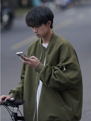 欧路得美式飞行员vibe风夹克外套