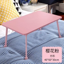 Simple multifunctional computer desk bed with folding learning bedroom desk student dormitory convenient childrens small table