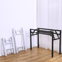 Spring shelf Easy folding table tripod Sub-folio table legged iron art bracket table legs desk frame desk frame