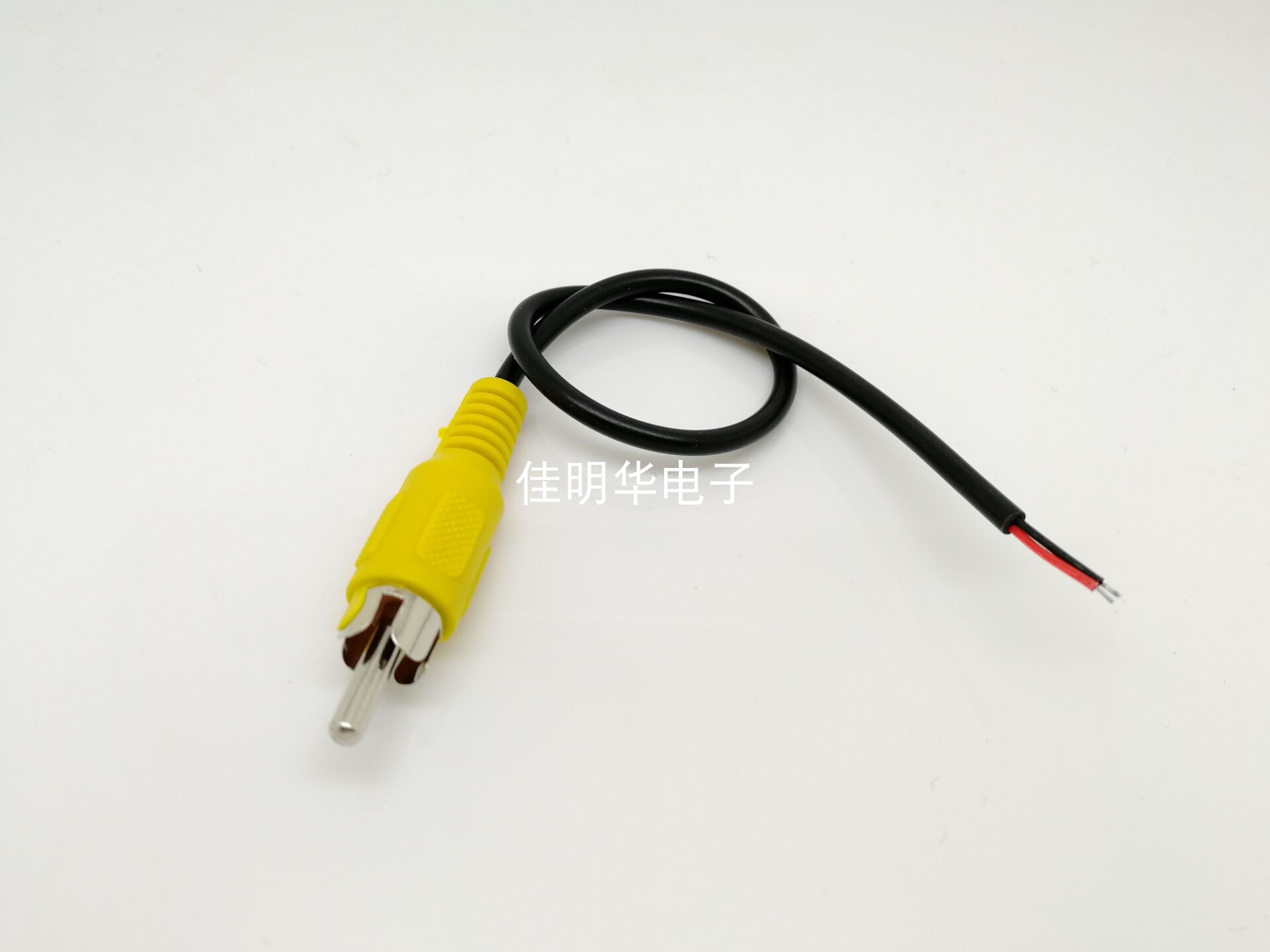 Single head RCA male head with line AV male head welding line Lotus head male plug audio line Audio and video line short-term line