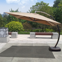 Outdoor beach umbrella Courtyard Umbrella Roman Umbrella Outdoor Terrace Terrace Garden Villa Hotel Square Bend Back Sun Umbrella