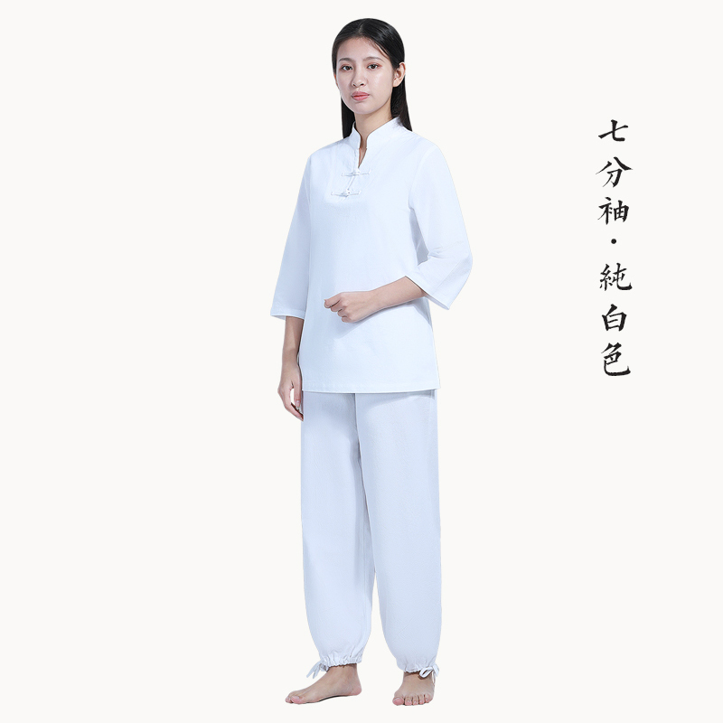 Ăn mặc Nhà Suit Vintage Han Quần áo Yoga đơn Li của Trung Quốc FengZen nữ ăn mặc Thiền