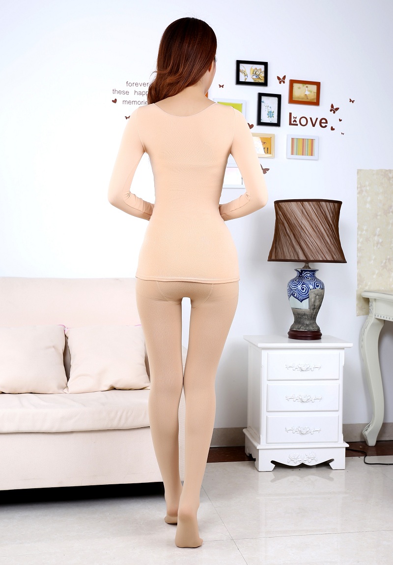 Múa khiêu vũ chạm đáy áo màu vô hình quần áo khiêu vũ vớ dài tay phụ nữ bó sát đồ lót lưới cỡ lớn - Sau sinh quần áo lót