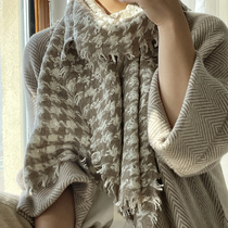 APCSHOP Extravagant Suede Tips New Recommended Lean 100 Hitch Soft Glutinous Scattered to Warm Thousands Birds CASHMERE SCARVES