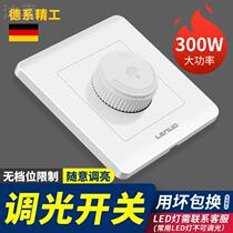 LED light strip dimmer light adjustment brightness 220v controllable regulator knob stepless dimmer switch panel