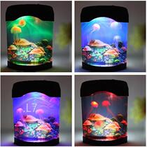 Colorful color-changing electronic ornamental USB jellyfish aquarium simulated jellyfish night light foreign trade export wish speed