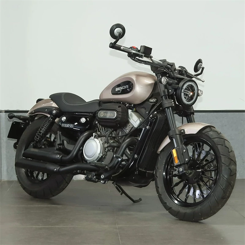 Новый Benda Chinchilla 300V двойной цилиндр водяного охлаждения Harley мотоцикл для мужской поездки ретро круиз мотоцикл