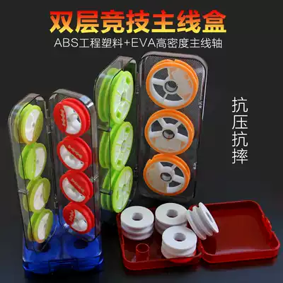 Main wire box silicone large Spool Fishing line box multifunctional fishing gear box 6 axis 8 axis fish coil fishing accessories