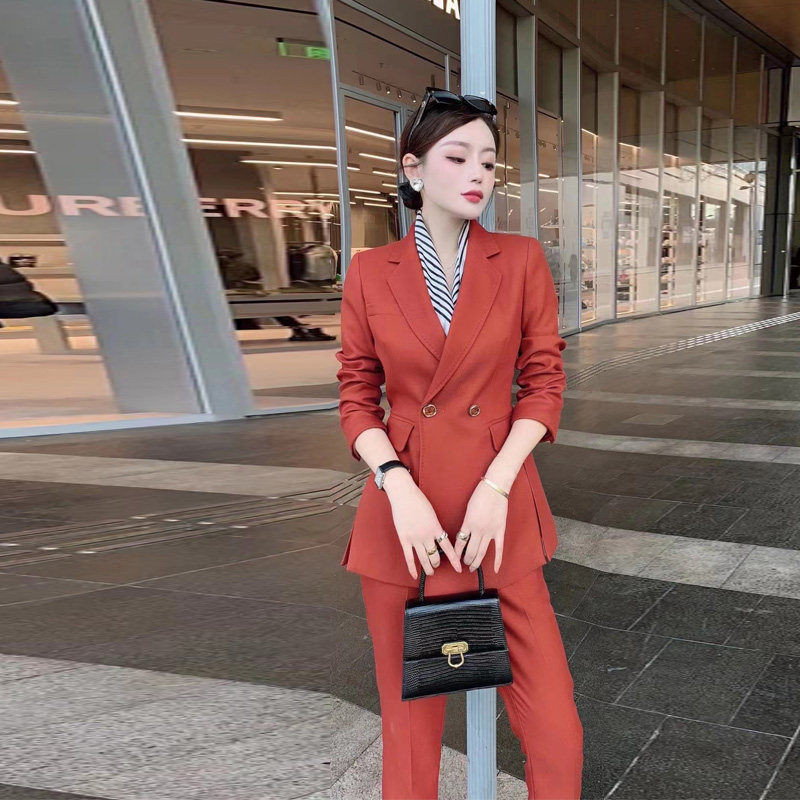 Special offer high-end salt-style fried street wool blended professional suit jacket women's spring and autumn suit suit Western style