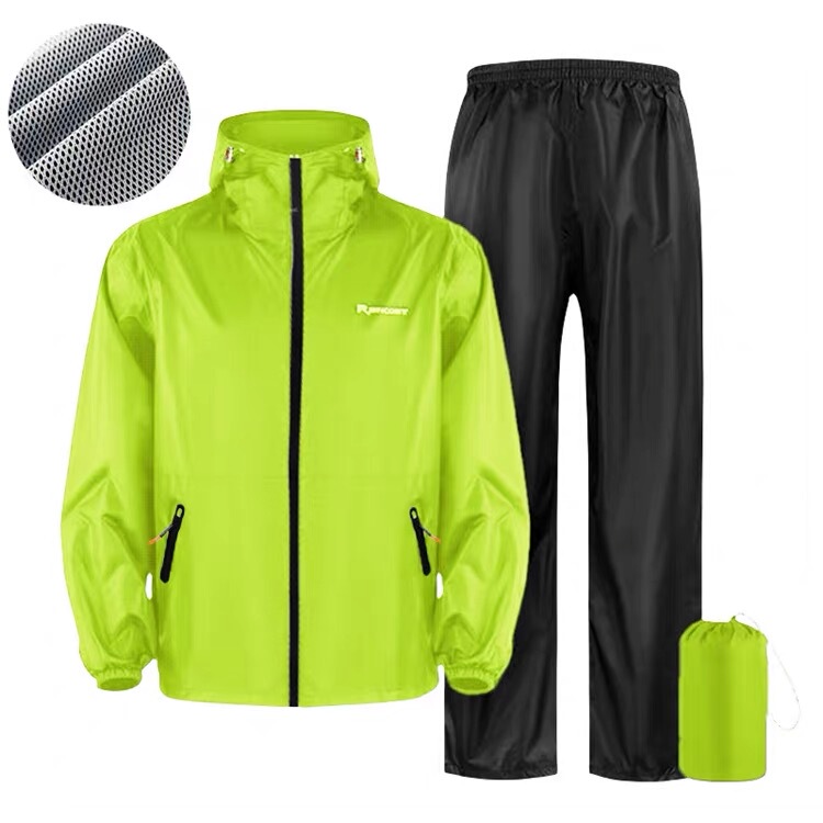 Golf Lightweight Raincoat Set, Unisex, Heavy Rain Protection, Outdoor Split Breathable Golf Waterproof Raincoat and Rain Pants