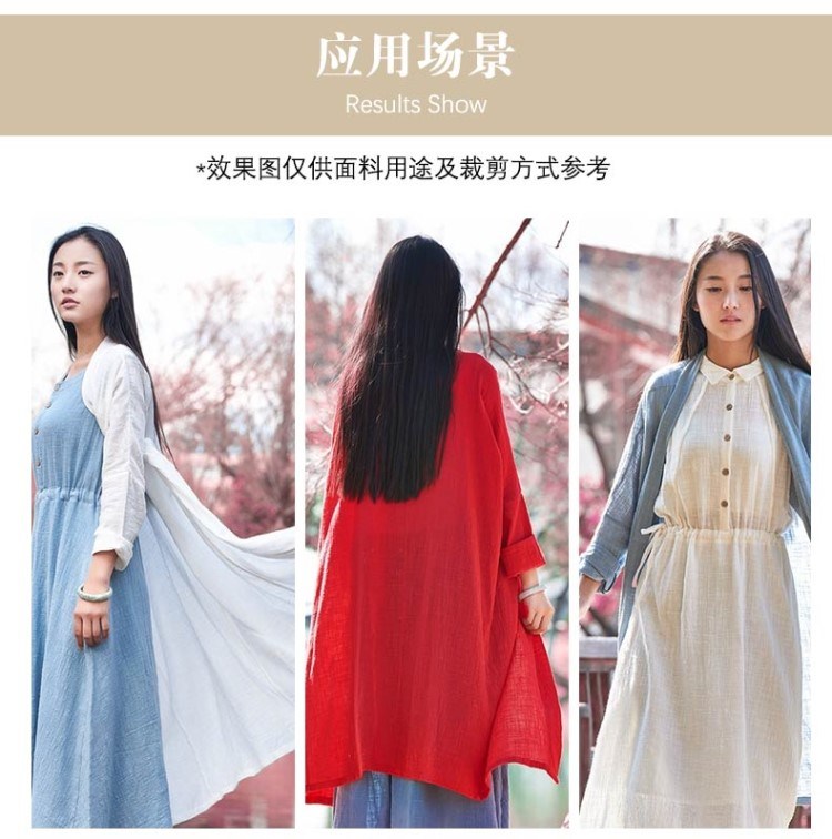 Vải bố vải lanh phần vải lanh mềm 2018 quần áo sườn xám bằng vải cotton và quần vải lanh vải cotton thoáng khí - Vải vải tự làm vai thô