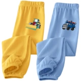 Штаны, тонкое средство от комаров, детская хлопковая летняя одежда, подходит для подростков, в западном стиле