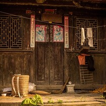 Anchor Background Cloth Fumbling Inter Countryside Old House Snowscape Live Background Wall 3D Solid Kilns Cave Great Grassland Background