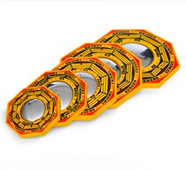 4-8 inch mahogany gossip mirror town house evil ornaments home feng shui pendant concave mirror convex mirror Nine Palace gossip mirror