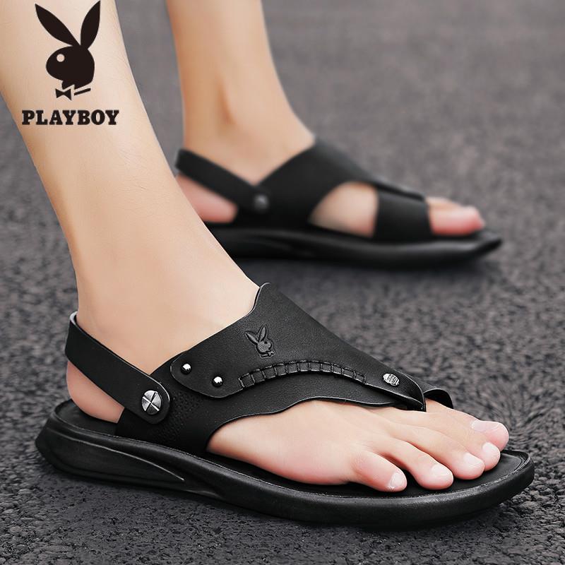 Floral Playboy Men's sandals 2022 Summer new anti-sweat and no foot smells Vietnamese dual-use soft-bottom slipper men