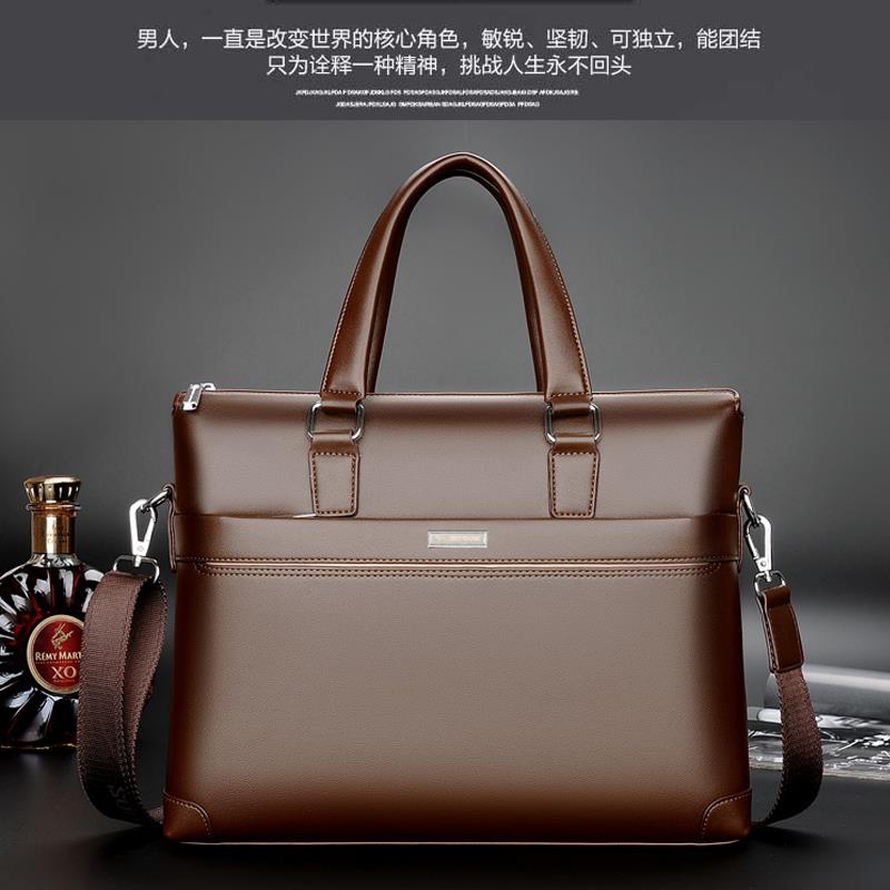 Treasure Chic Kangaroo Men's Bag Business Men Handbag Briefcase Male single shoulder bag Inclined Satchel Bag of Bull Leather Bag computer bag
