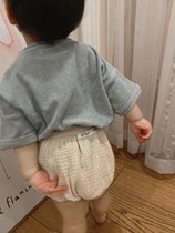 Didibear summer baby comfortable washed gauze cute bubble pants bag pants pants short