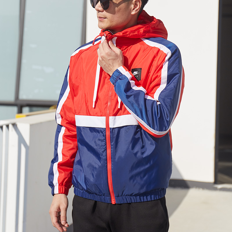 Nike Nike Cotton Men's Fall Casual Sportswear Warm Windproof Hooded Cotton Coat BV5184-657