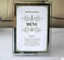 Blank a4 book frame agent inspirational new fixed mirror display frame table frame Photo frame frame dealer