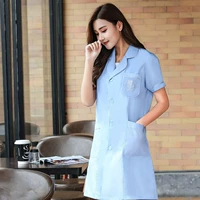 Голубая одежда плюс белый край короткие рукава