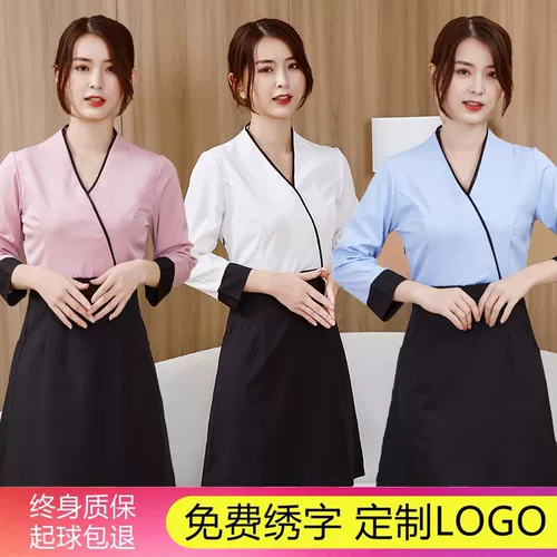 Салон красоты красоты, магистр, профессиональная одежда, женская юбка, образующая кожу 绦 молоко